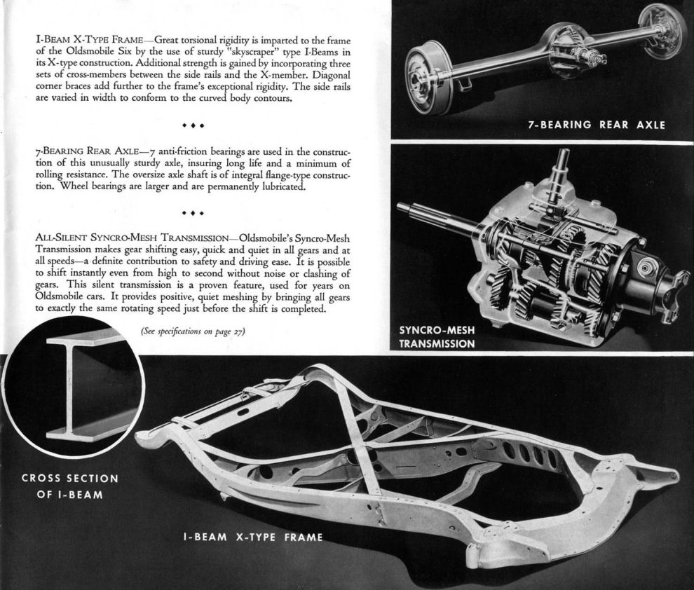 1937 Oldsmobile Six Brochure Page 10